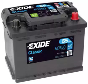 Акумулятор 55Ач Classic EXIDE EC550